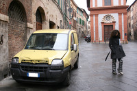 満身創痍（そうい）で働く「ドブロ」。シエナで2007年に撮影。