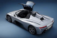 フルキャノピースタイルでは、ガルウイングウィンドウをこのように跳ね上げて乗り降りする。