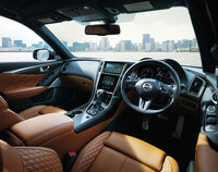 「ブラウンインテリアパッケージ」が採用された「GTタイプSP」のインストゥルメントパネルまわり。