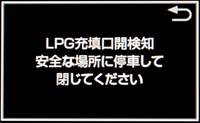 フューエルリッドの締め忘れがブザーとディスプレイ表示で警告されるようになった。