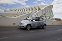 「Aクラス E-CELL」が0-100km/hに要する時間は14秒。最高速度は150km/hだ。