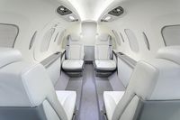 「ホンダジェット」のキャビン。（写真＝本田技研工業）
    