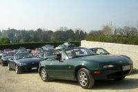 イタリアにおける「マツダMX-5」のミーティングにて。2004年撮影。