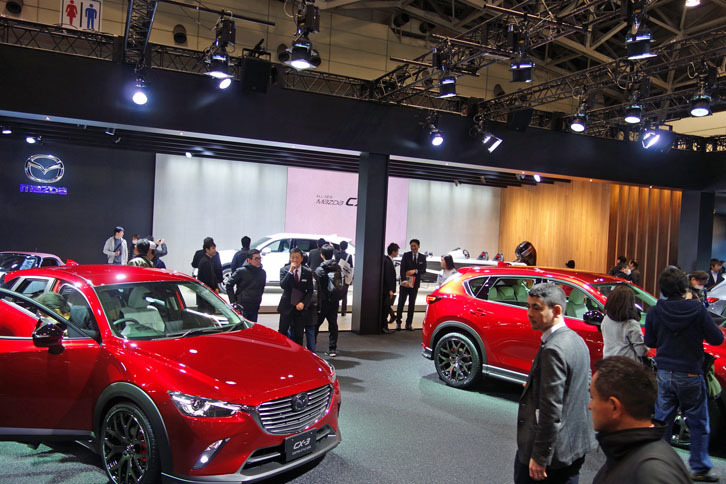 マツダブースの様子