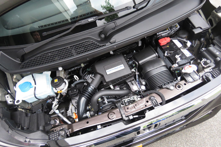 ホンダN-BOXカスタムG・EXターボHonda SENSING（エンジン）