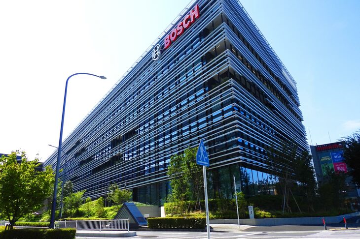 2024年5月に完成した、ボッシュの新本社。