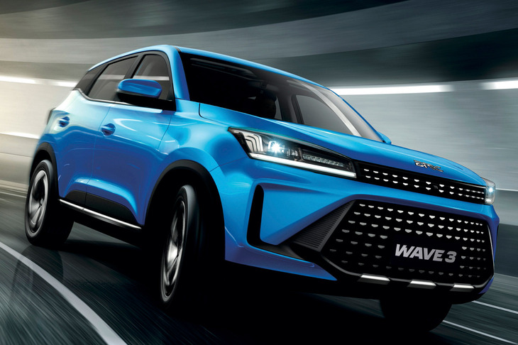 「ウェイヴ3」は、奇瑞系の宜賓凱翼製SUV「X3」の欧州向け商品名である。