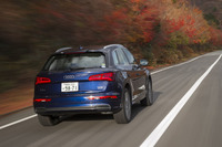 新型「アウディQ5」には、Q5としては初めて、エアサスペンションが用意されている。