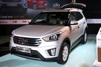 インド・カー・オブ・ザ・イヤー2016に輝いたSUVの「ヒュンダイ・クレタ」。ヒュンダイは3年連続での受賞となった。