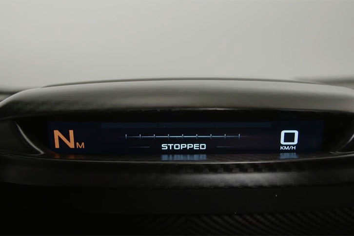 マクラーレン・セナ（インテリア）