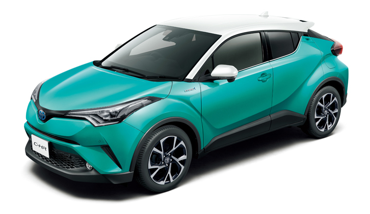 こちらは、ラディアントグリーンメタリック×ホワイトのモデル。