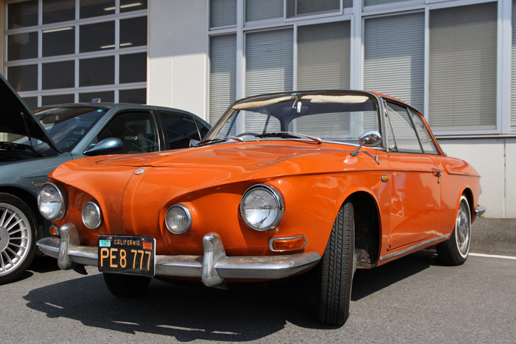 1969年「フォルクスワーゲン・カルマンギア1600」。通称「タイプ3」（1500／1600）がベースで、「タイプ1」（ビートル）のカルマンギアと比べ生産台数、残存数ともケタ違いに少ない。