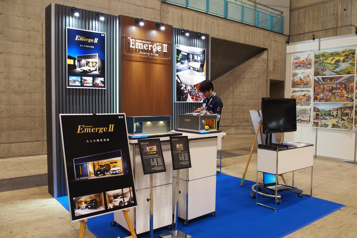 淀川製鋼所のブース。