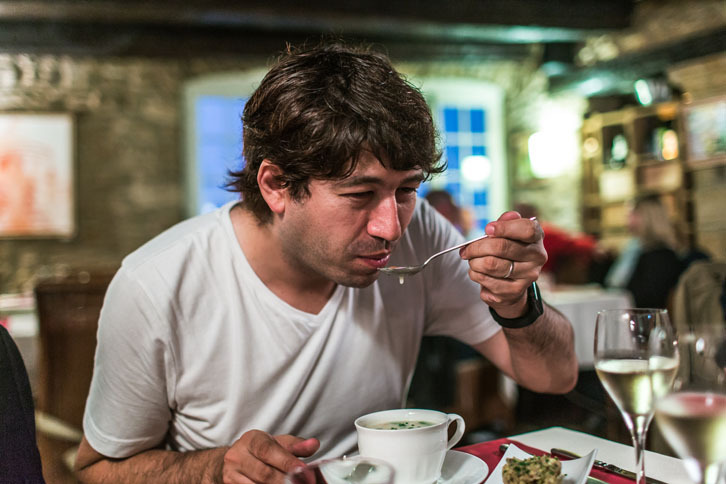 「アム・ティルムシェン」では本物のルクセンブルク料理が味わえる。Am Tiirmschen / 32, rue de l'eau, L-1449 Luxembourg / Tel: +352 26 27 07 33