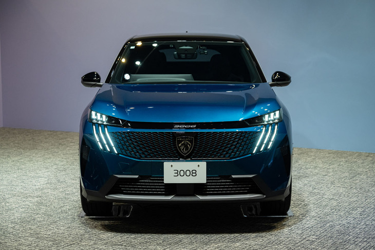 プジョー3008（フロントビュー）