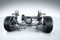 電子制御式エアサスペンション「エアボディコントロール」。