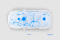 高い演算能力を有するエヌビディアの「NVIDIA DRIVE ORIN」。ボルボや中国のNIOなど、自動運転車の開発に積極的な多くのメーカーが、このSoCの採用を表明している。