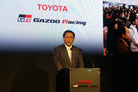 時にテストドライバーとして車両開発にも関与してきた、トヨタ自動車の豊田章男社長。今後、「GRMN」や「G's」の活動を通じて、ユーザーのニーズを形にしていきたいとのこと。