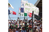 レースを前に行われる「ドライバーズ・プレゼンテーション」で、オープンカーに乗ったドライバーが登場するとやんやの喝采。サッカーのワールドカップを彷彿させる盛り上がりだ。