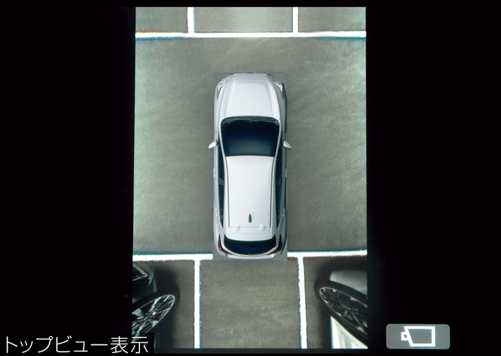 道路端への幅寄せ、駐車時などに死角になるエリアの確認をカメラでサポートする「デジタルマルチビューモニター」に、車両全周を1画面で確認できる「トップビュー」を追加。実用性と安全性に磨きがかけられた。