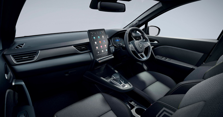 キャプチャー テクノのインストゥルメントパネルまわり。