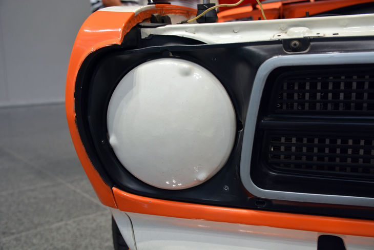 1972年式日産サニー1200クーペGX-5 特殊ツーリングカー（TS）仕様（ヘッドランプカバー）