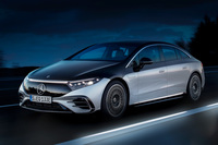 メルセデス・ベンツが発売を予定している最高級EV「EQS」。バッテリー容量は107.8kWhで、WLTP計測による走行可能距離は770kmとされている。