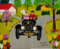 “Sunday Ride” by Maud Lewis. Courtesy of the Art Gallery of Nova Scotia, all rights reserved.