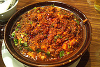 編集部の近くにある「五指山」の麻婆土鍋ご飯。