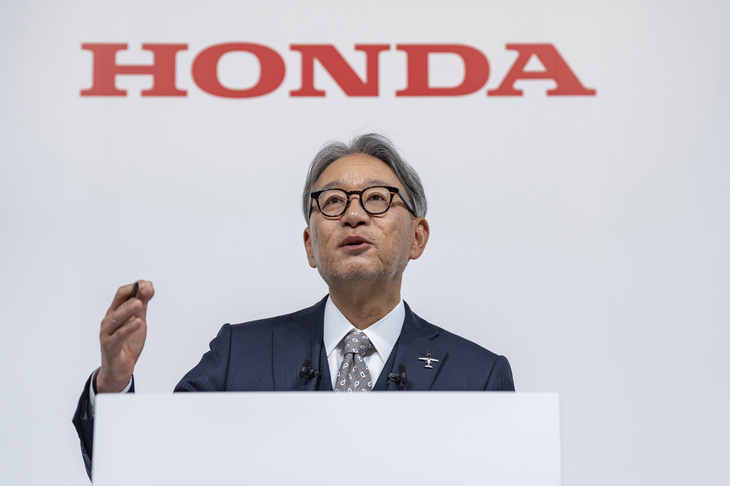 本田技研工業の取締役代表執行役社長 三部敏宏氏。