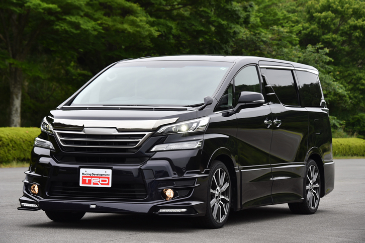 トヨタ・ヴェルファイアZA 7人乗り TRDパーツ装着車