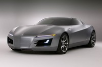 2007年1月に公開されたコンセプトカー「アキュラ・アドバンスト・スポーツカー・コンセプト」。フロントにエンジンを搭載する4WD車で、これをきっかけに「次期『NSX』はフロントエンジンになる」といううわさも広まった。