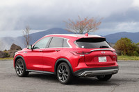 かつては「スカイライン クロスオーバー」という名称で日本でも販売された「QX50」だが、新型については日本への導入予定はないという。