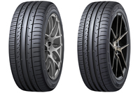 ダンロップの新製品「SP SPORT MAXX 050+」（左）と「SP SPORT MAXX 050+ FOR SUV」（右）。