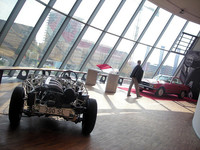 「300SL」のチューブラーフレームとブレジネフの「450SLC」。