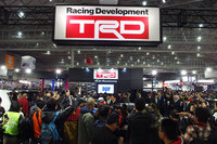 大盛況となったトヨタテクノクラフト・TRDブースの様子。