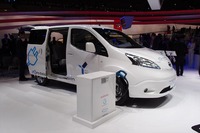 商用のEVである「e-NV200」。年内の日本導入が予定されている。