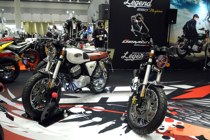 GPXの展示エリアの様子。