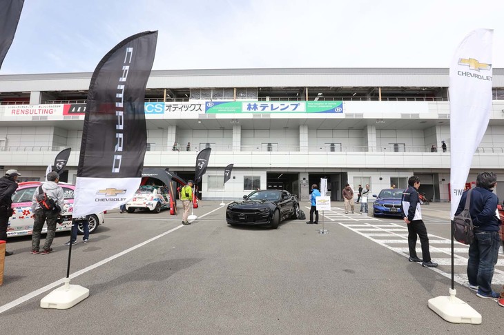 同日開催されていた「モーターファンフェスタ2019」にシボレーブースを出展。最新モデルを展示した。