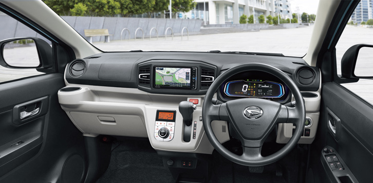 「G“SA III”」のインストゥルメントパネルまわり。