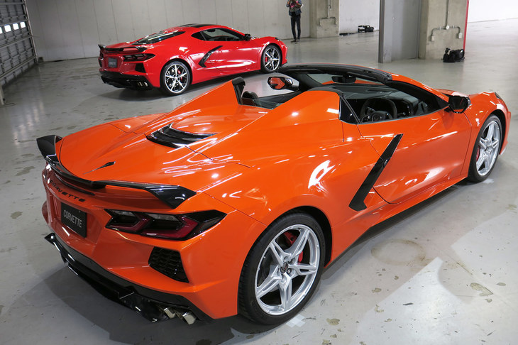 シボレー・コルベット  コンバーチブル 日本仕様プロトタイプ（エクステリア）