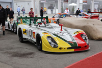 1970年のルマン24時間レースでクラス3位に入賞した「ポルシェ908/2スパイダー」。スポンサーはポルシェのレースでおなじみのマルティニだが、見慣れたブルーとレッドのカラーリングとは異なる仕様になっている。