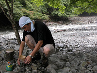 ……今後のプランを思案しながら、コーヒータイム。