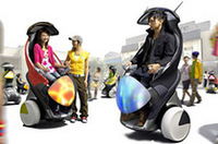 【東京モーターショー2005プレビュー】車輪付きモビルスーツ？　「トヨタ i-swing」の画像