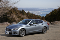 日産スカイライン350GT ハイブリッド Type P（FR/7AT）【試乗記】の画像