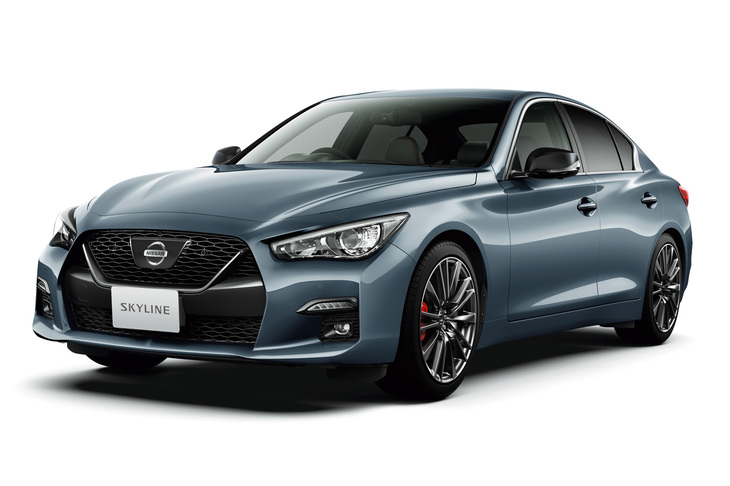 初代は1957年に誕生、国産乗用車では「クラウン」に次ぐ歴史を持つ「日産スカイライン」。写真の現行モデルで13代目となるが、果たして今後の命運は？