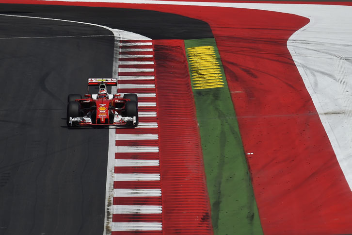 来季の去就が注目されるライコネンは今季4回目の表彰台となる3位。（Photo=Ferrari）