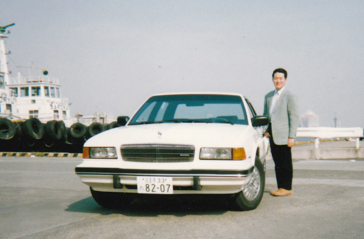 東京での個人車「ビュイック・リーガル（米国名：センチュリー）」と。