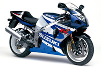 2001年に登場した初代「GSX-R1000」。「GSX-R750」をベースに開発されたリッタークラスのスーパースポーツで、レースでも活躍した。