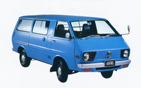 1976年「ダイハツ・デルタワイド バン」。「トヨタ・タウンエース バン」のOEMモデルとなるワンボックスバン。
